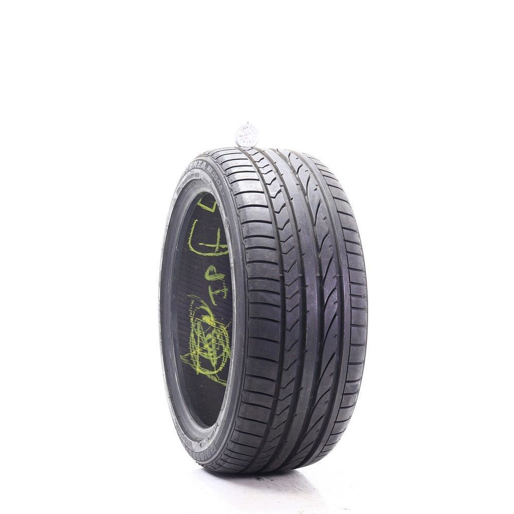 Set of (2) Used 245/40R19 Bridgestone Potenza RE050A RFT 94W - 9-10/32 - Image 4
