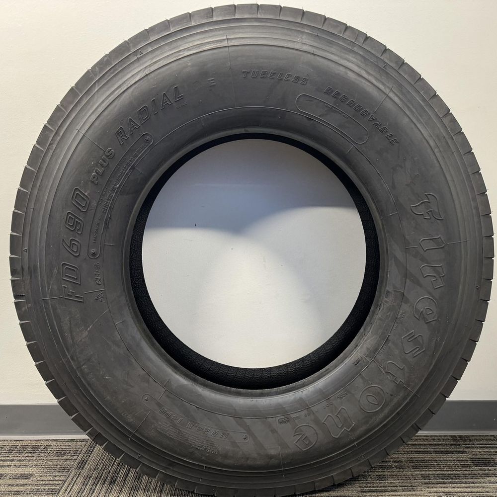 New LT 11R24.5 Firestone FD 690 Plus 1N/A G - 33/32 - Image 3