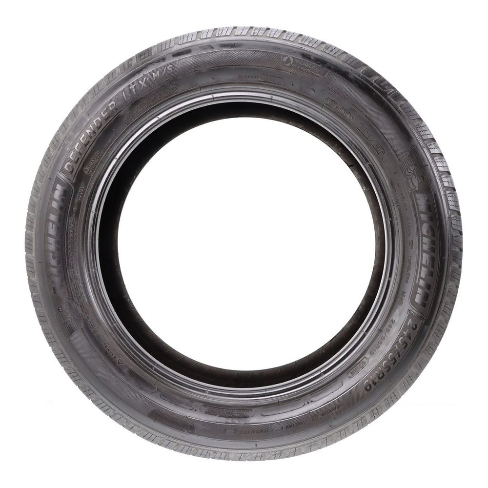 Set of (2) Used 245/55R19 Michelin Defender LTX M/S 103H - 7-8.5/32 - Image 3