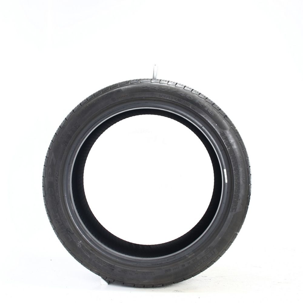 Set of (2) Used 245/40R18 Pirelli Cinturato P7 AO 93H - 7.5-9/32 - Image 3