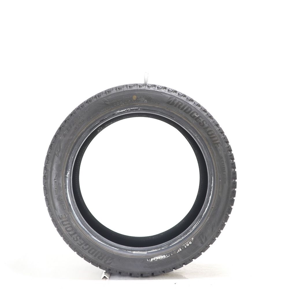 Set of (2) Used 225/45R17 Bridgestone Blizzak WS90 Studless 91H - 10.5-11/32 - Image 6