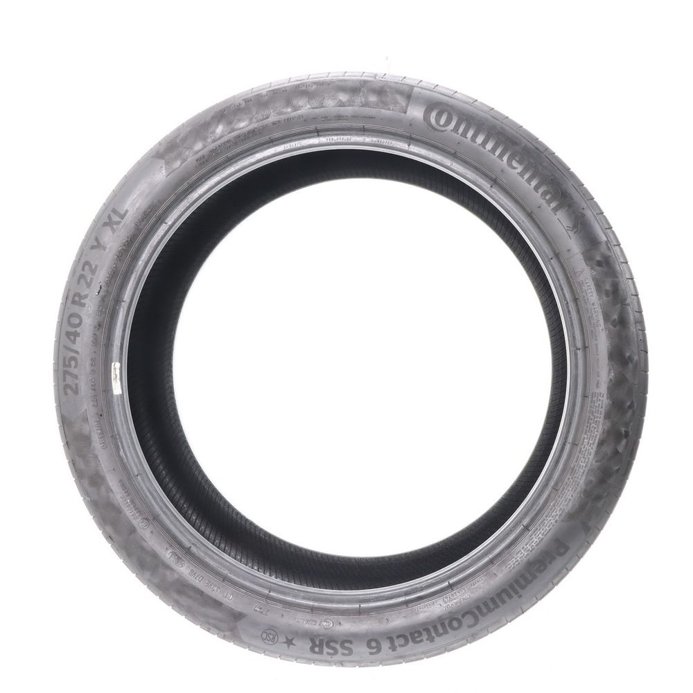 Set of (4) Used 275/40R22 Continental PremiumContact 6 SSR 107Y - 5.5-6/32 - Image 6