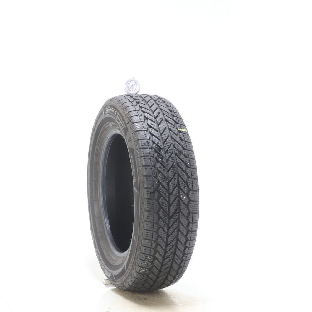 Set of (2) Used 195/65R15 Bridgestone WeatherPeak 91H - 8.5/32 - Image 1