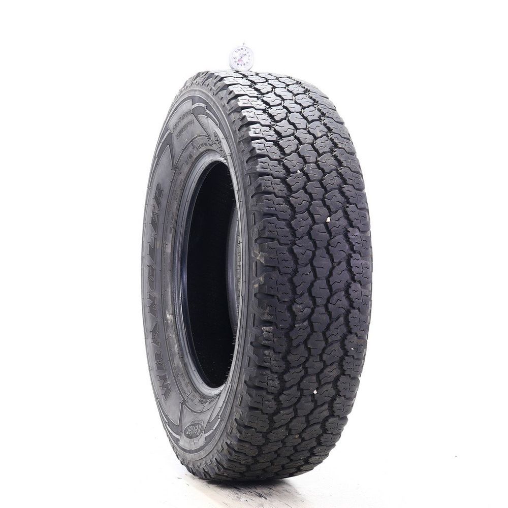 Set of (4) Used LT 245/75R17 Goodyear Wrangler All-Terrain Adventure Kevlar 121/118S E - 8.5-10/32 - Image 1