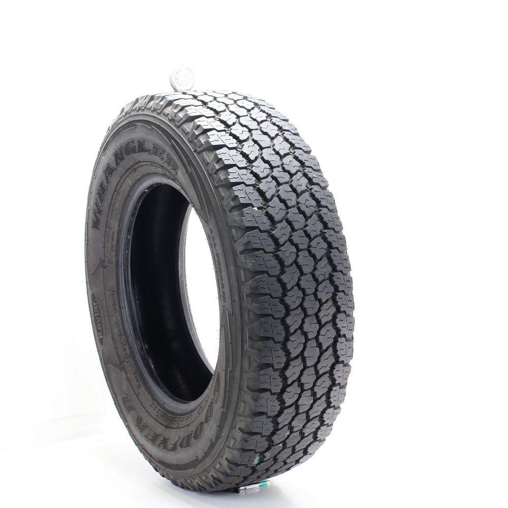 Set of (4) Used LT 245/75R17 Goodyear Wrangler All-Terrain Adventure Kevlar 121/118S E - 8.5-10/32 - Image 4