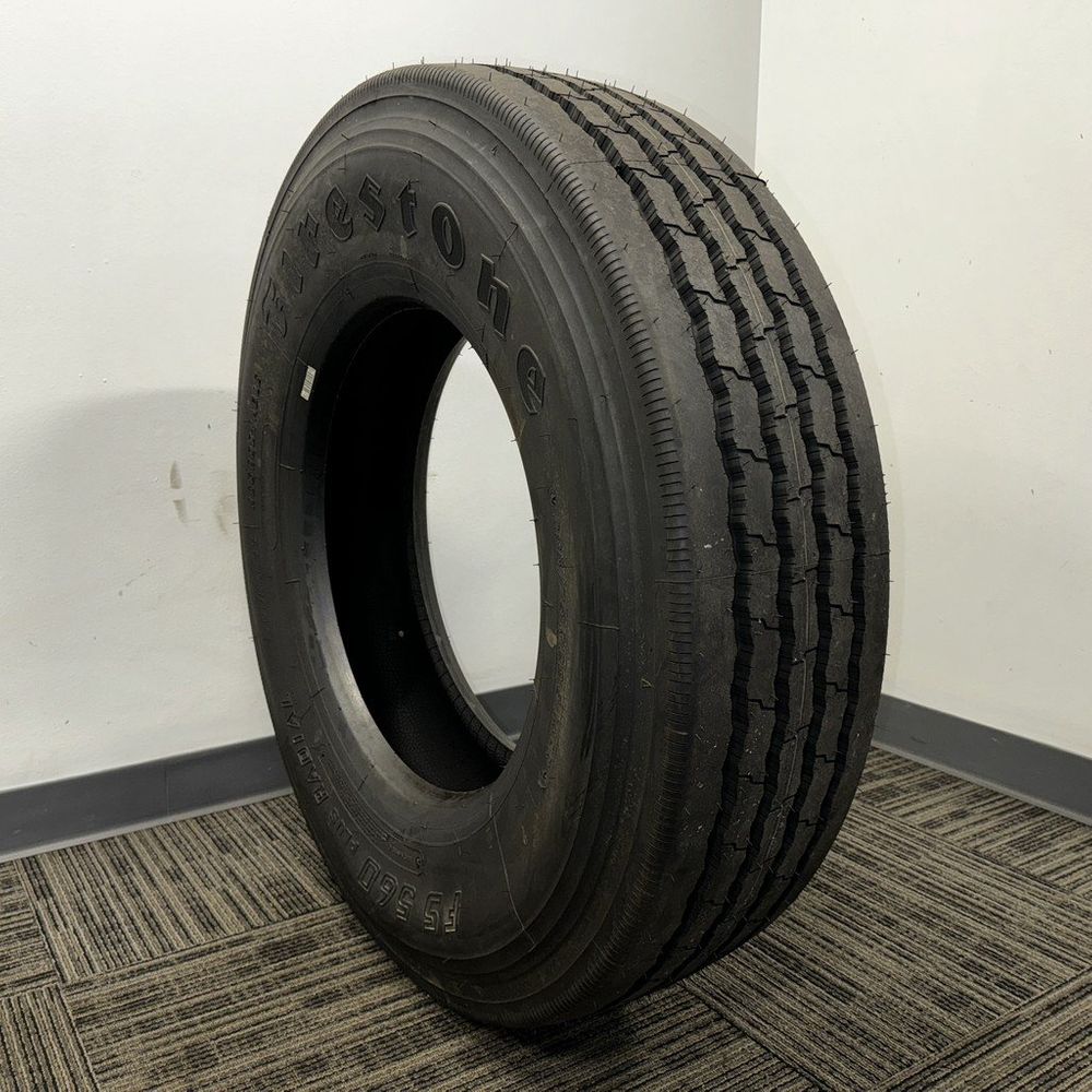 Set of (2) New 295/75R22.5 Firestone FS 560 Plus 1N/A - Image 1