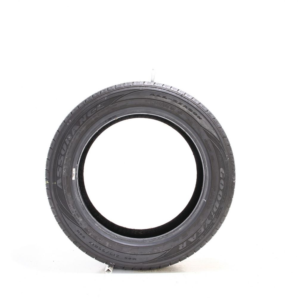 Set of (4) Used 215/55R17 Goodyear Assurance All-Season 94H - 6.5/32 - Image 3