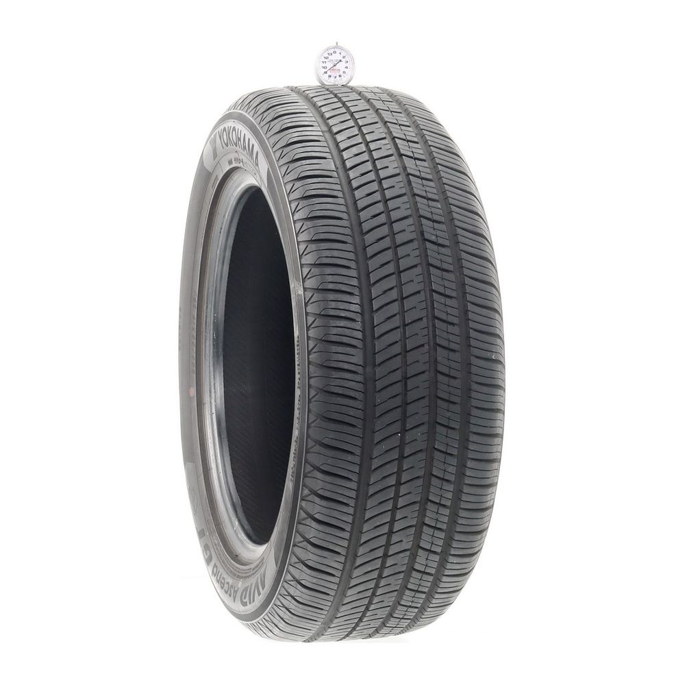 Set of (2) Used 225/55R17 Yokohama Avid Ascend GT 97V - 8.5-9/32 - Image 4