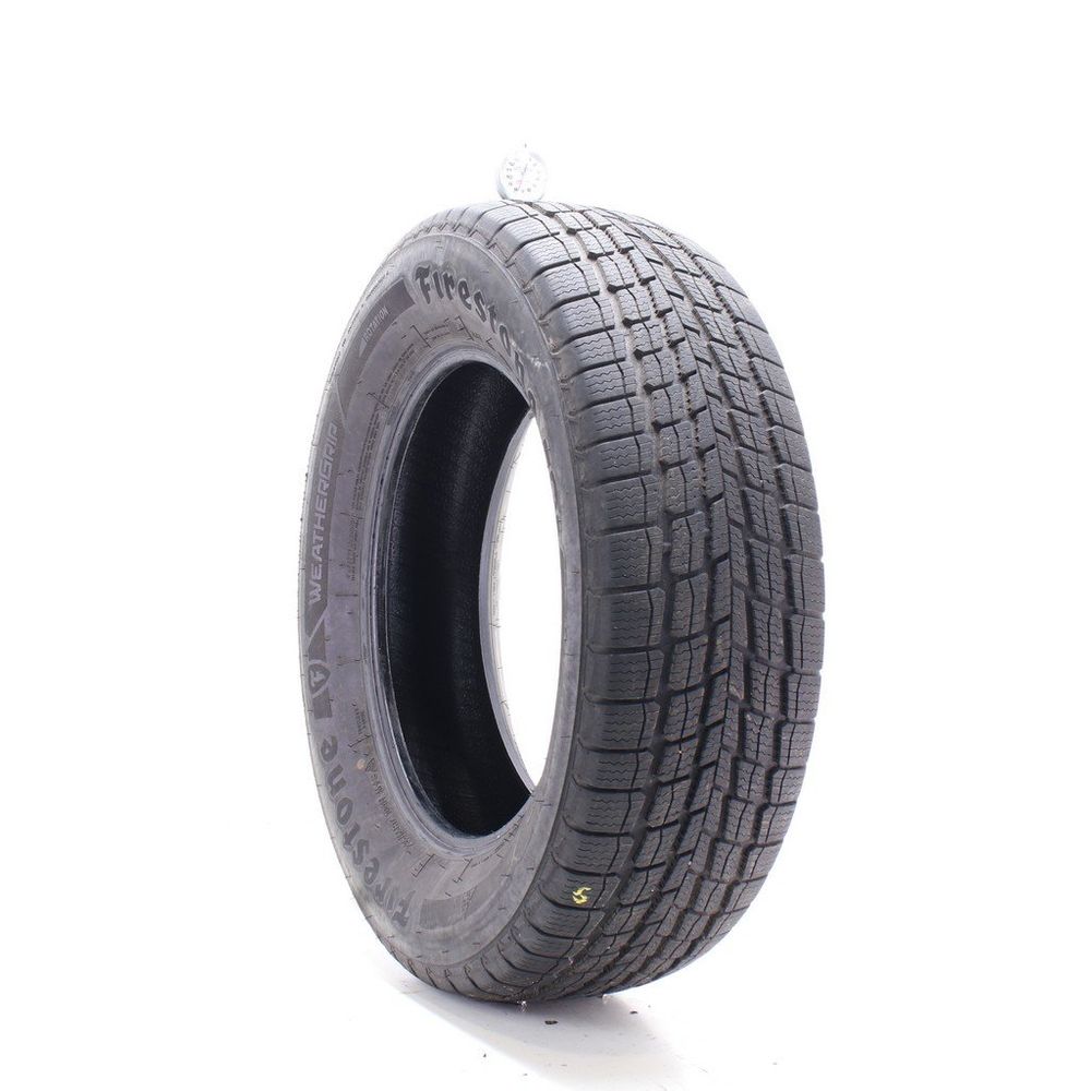 Set of (2) Used 235/65R17 Firestone WeatherGrip 104H - 7.5-9/32 - Image 1