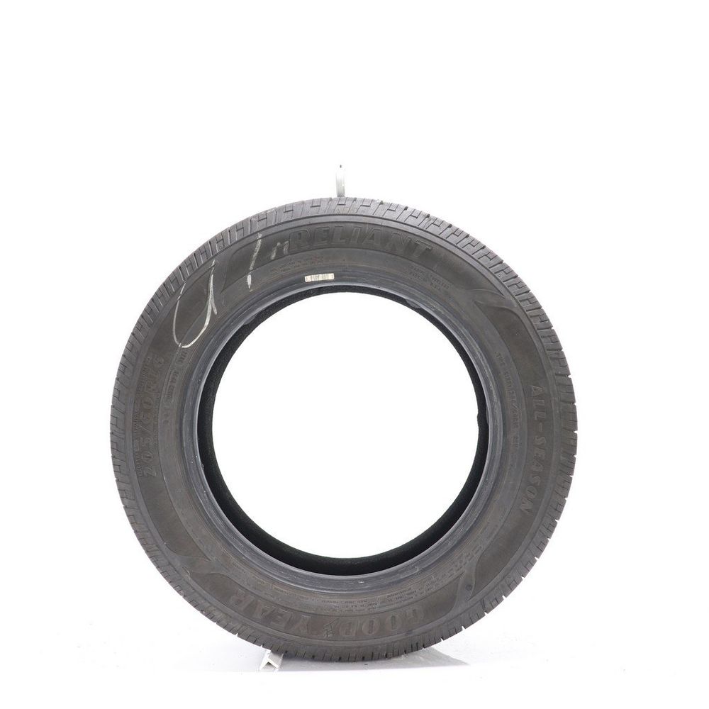 Set of (2) Used 205/60R16 Goodyear Reliant All-season 92V - 7-8/32 - Image 6