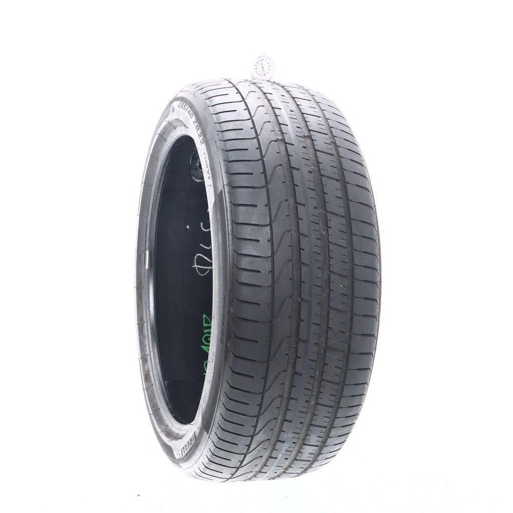 Set of (4) Used 285/40ZR22 Pirelli P Zero B 110Y - 6/32 - Image 1