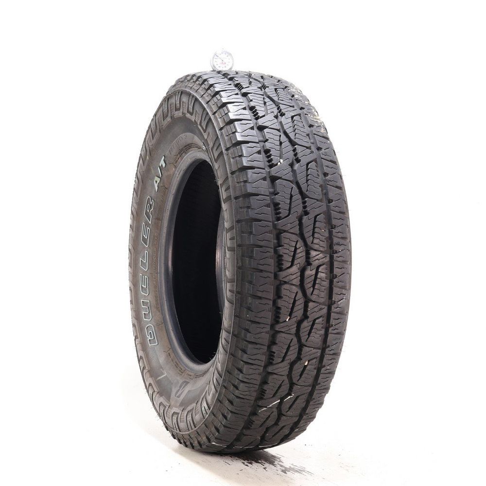 Set of (2) Used LT 255/75R17 Bridgestone Dueler A/T REVO 3 111/108R C - 12-13/32 - Image 1