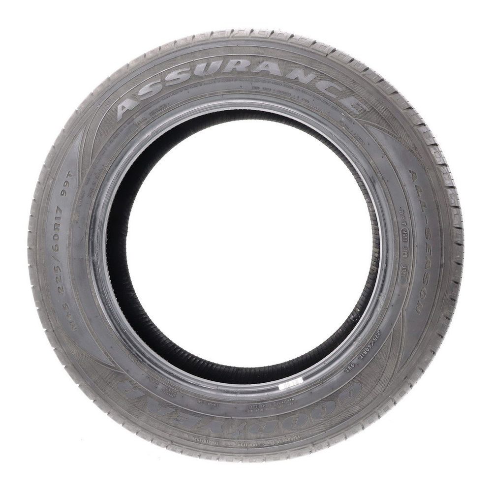Set of (2) Used 225/60R17 Goodyear Assurance All-Season 99T - 7.5-8/32 - Image 3