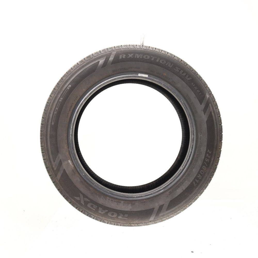 Set of (2) Used 225/60R17 RoadX RXMotion SUV UX01 99H - 8-8.5/32 - Image 6
