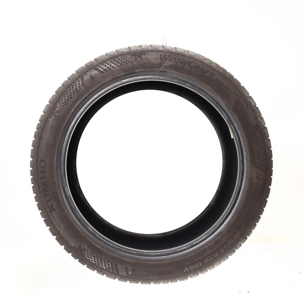 Used 265/45R20 Kumho WinterCraft WS71 SUV Asymmetric 108V - 8/32 - Image 3