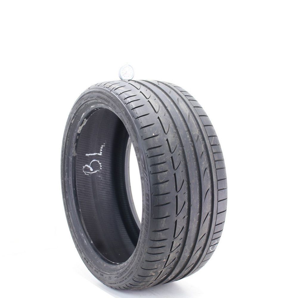 Set of (2) Used 255/35R19 Bridgestone Potenza S001 RFT 92Y - 8.5/32 - Image 1