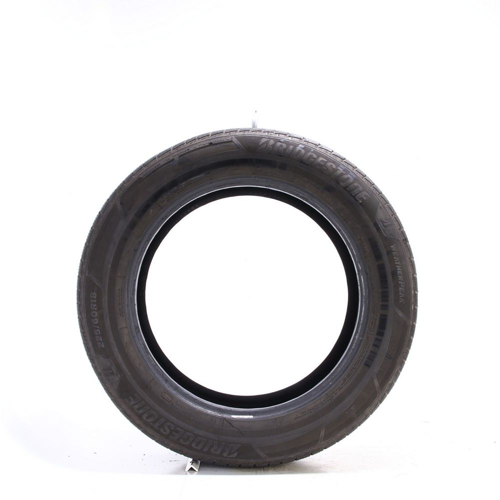 Set of (2) Used 225/60R18 Bridgestone WeatherPeak 100H - 5.5-7/32 - Image 3