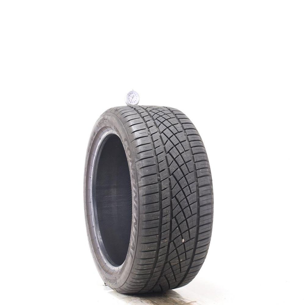 Set of (2) Used 245/40ZR17 Continental ExtremeContact DWS06 91W - 8-9/32 - Image 1