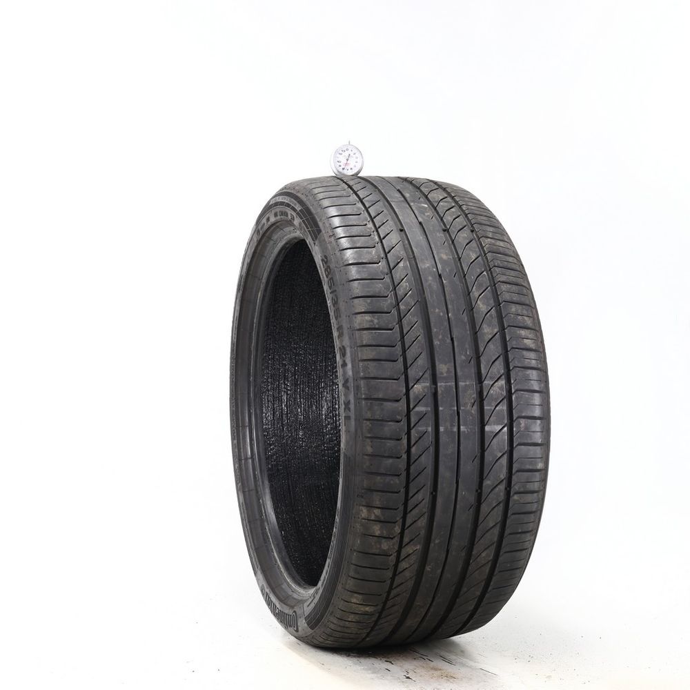 Set of (2) Used 285/35R21 Continental ContiSportContact 5 ContiSeal 105Y - 6-7.5/32 - Image 4