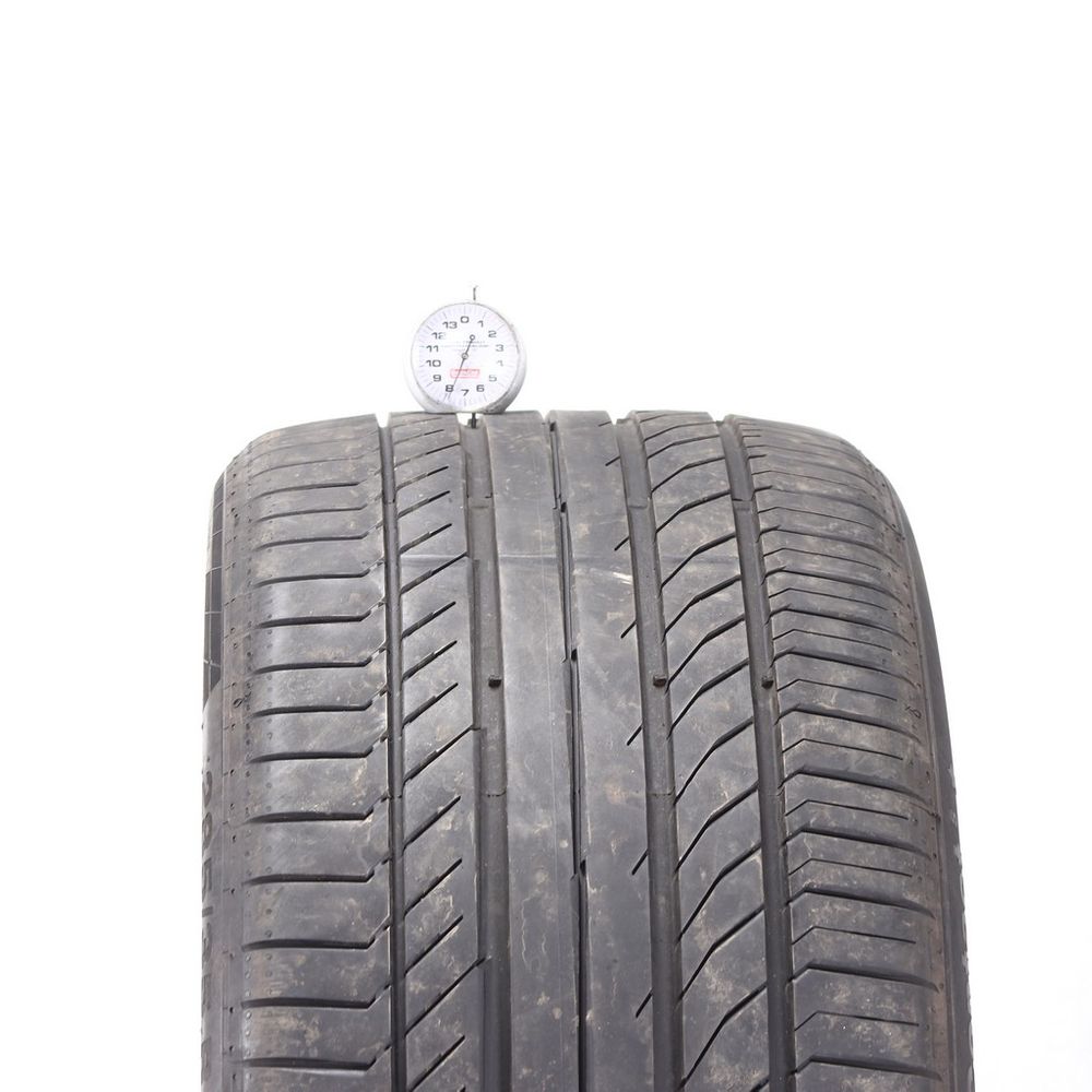 Set of (2) Used 285/35R21 Continental ContiSportContact 5 ContiSeal 105Y - 6-7.5/32 - Image 5