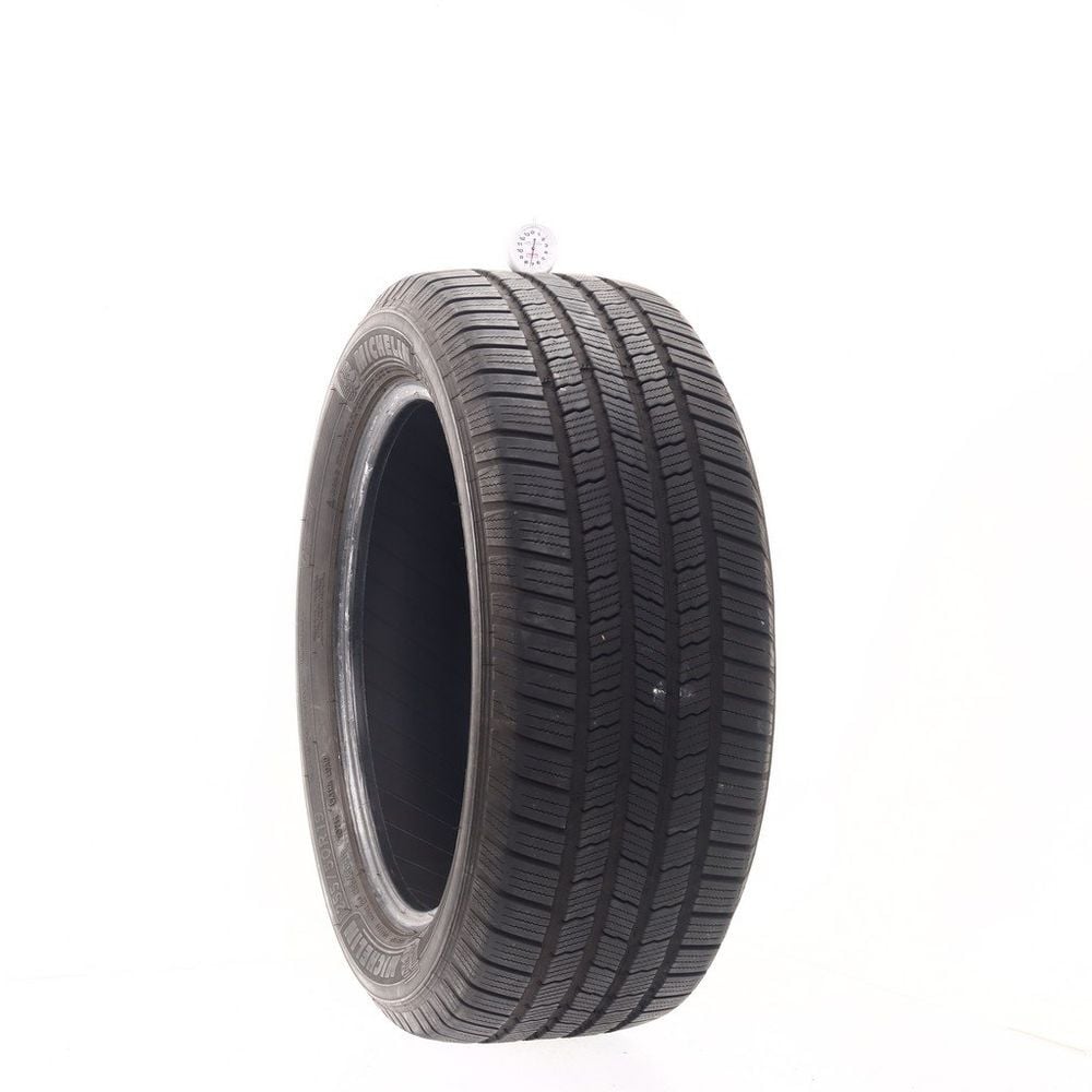 Set of (2) Used 255/50R19 Michelin Defender LTX M/S 107H - 7-8.5/32 - Image 1