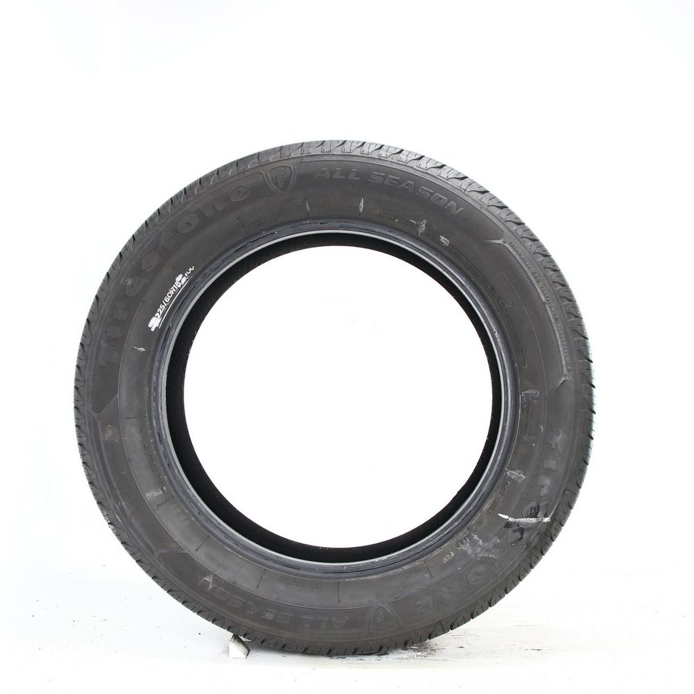 Set of (2) Driven Once 225/60R18 Firestone All Season (Firestone) 100T - 9/32 - Image 3
