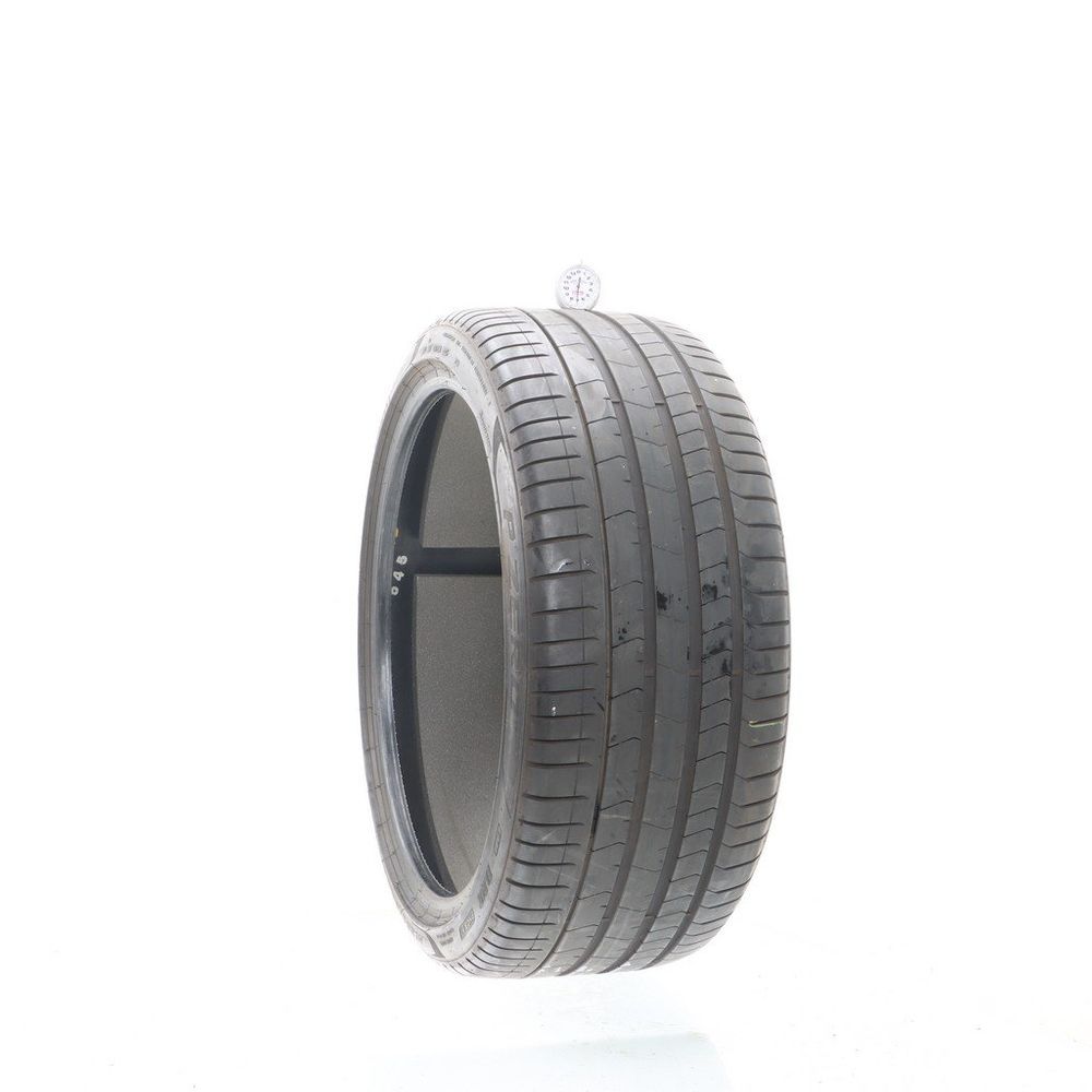 Set of (2) Used 265/35R21 Pirelli P Zero PZ4 LM1 Elect PNCS 103Y - 7/32 - Image 1