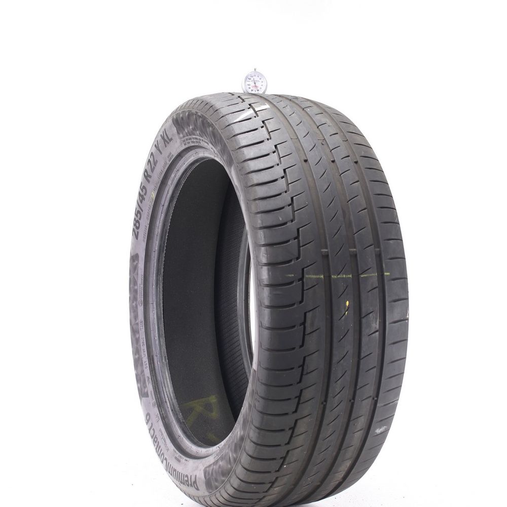 Used 285/45R22 Continental PremiumContact 6 MO-S ContiSilent MO 114Y - 6/32 - Image 1