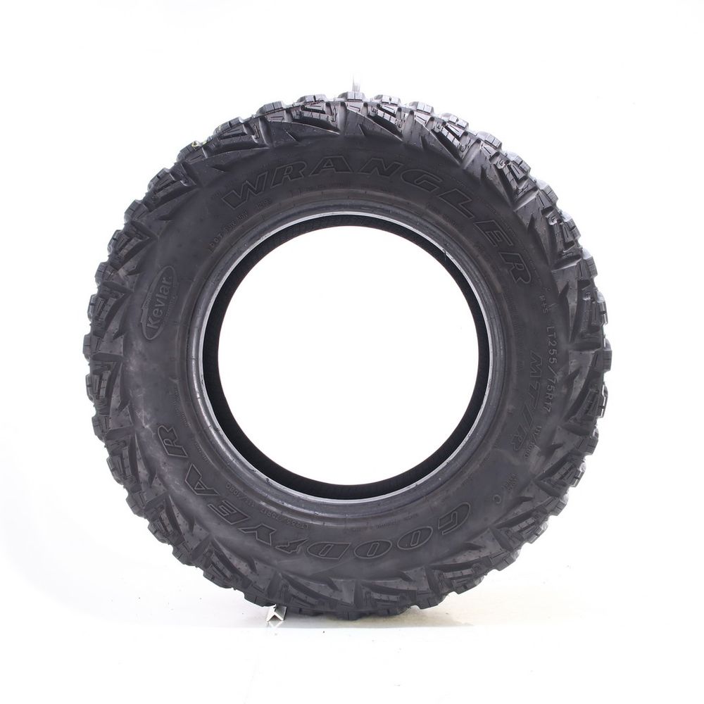 Set of (2) Used LT 255/75R17 Goodyear Wrangler MTR with Kevlar 111/108Q C - 12.5/32 - Image 3
