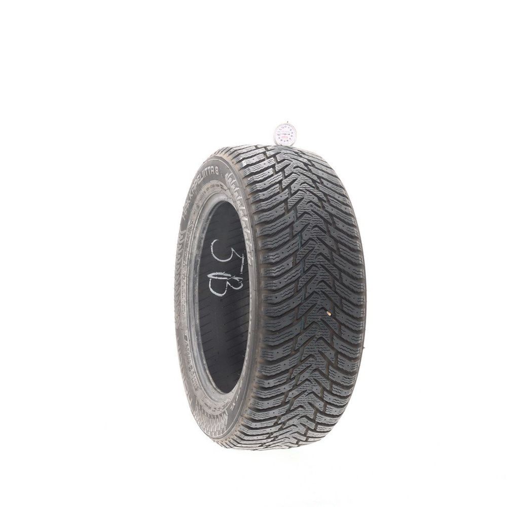 Set of (2) Used 215/55R16 Nokian Hakkapeliitta 8 97T - 10-10.5/32 - Image 1