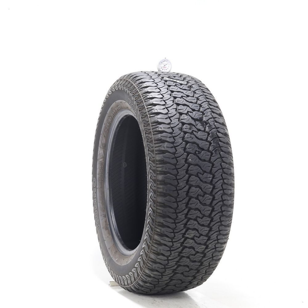 Set of (2) Used 265/60R18 Kumho Road Venture AT51 110T - 9/32 - Image 1
