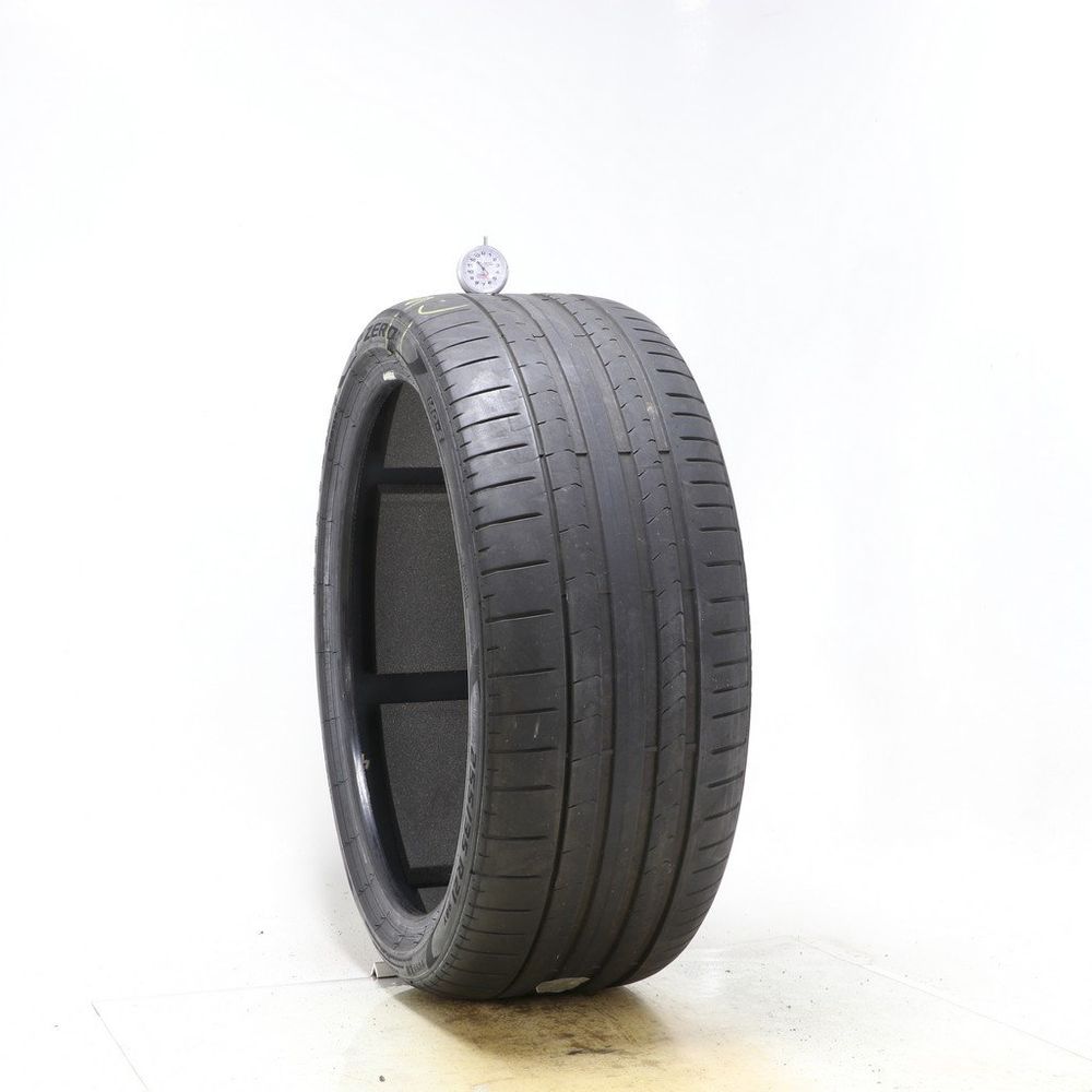 Set of (2) Used 255/35R21 Pirelli P Zero PZ4 MO-S PNCS 98Y - 5-6.5/32 - Image 1
