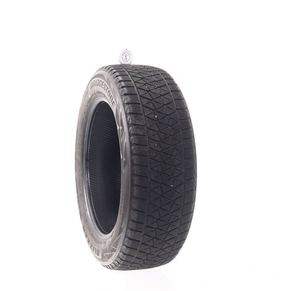 Set of (2) Used 225/60R18 Bridgestone Blizzak DM-V2 100S - 6.5-7/32 - Image 1