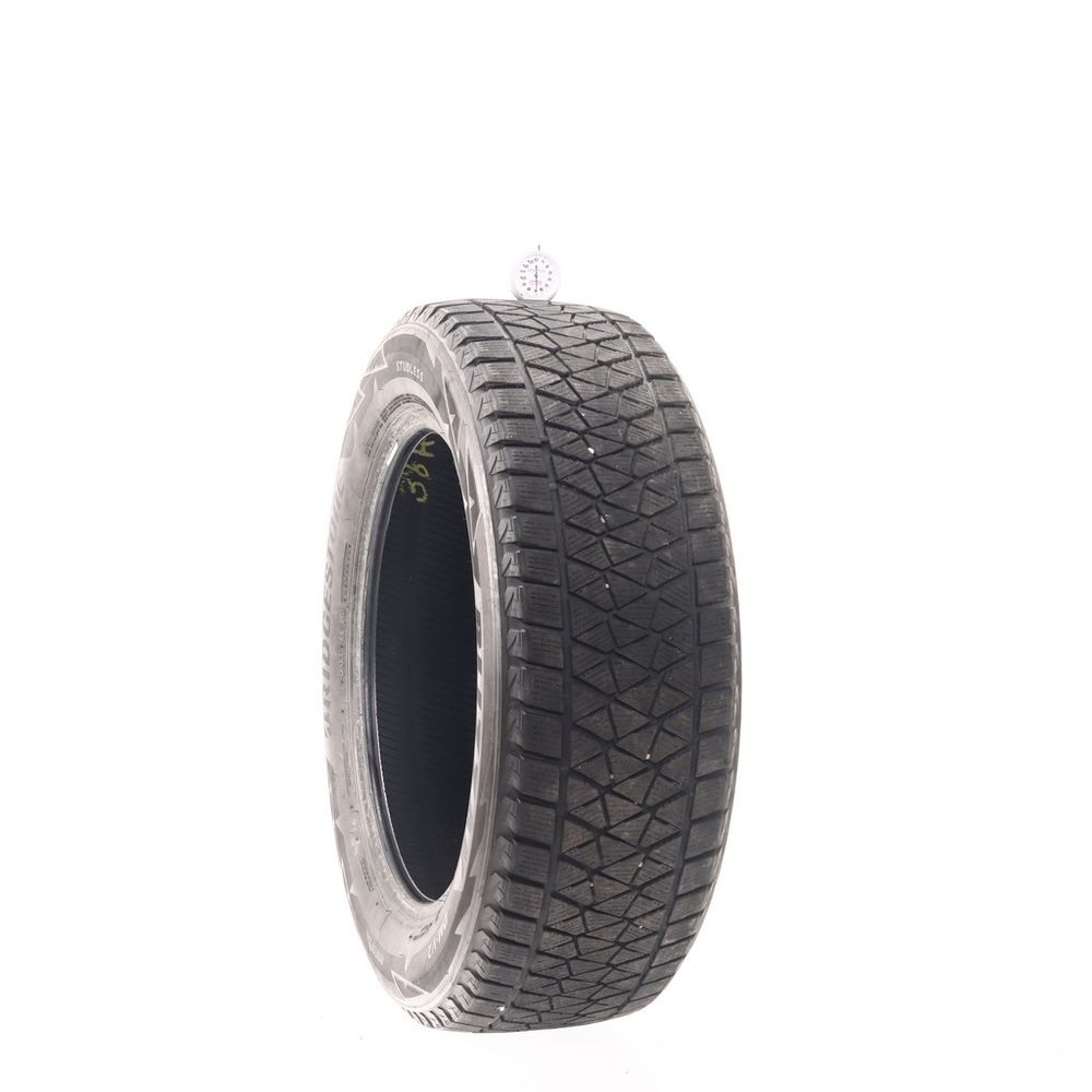 Set of (2) Used 225/60R18 Bridgestone Blizzak DM-V2 100S - 6.5-7/32 - Image 4