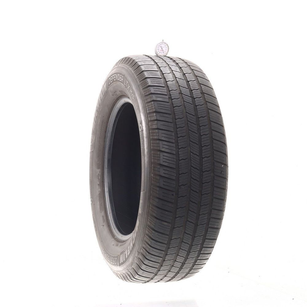 Set of (2) Used 265/65R18 Michelin Defender LTX M/S 114T - 6-7.5/32 - Image 1