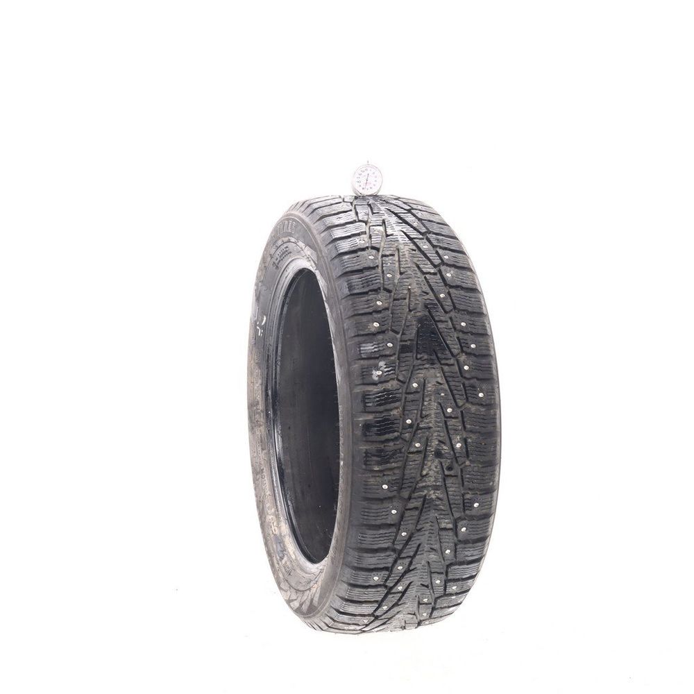 Set of (2) Used 215/55R18 Nokian Nordman 7 SUV Studded 99T - 7.5/32 - Image 1