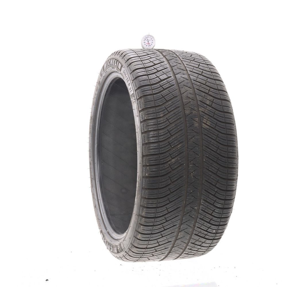 Set of (4) Used 305/35R21 Michelin Pilot Alpin 5 SUV NO 109V - 6-7.5/32 - Image 4
