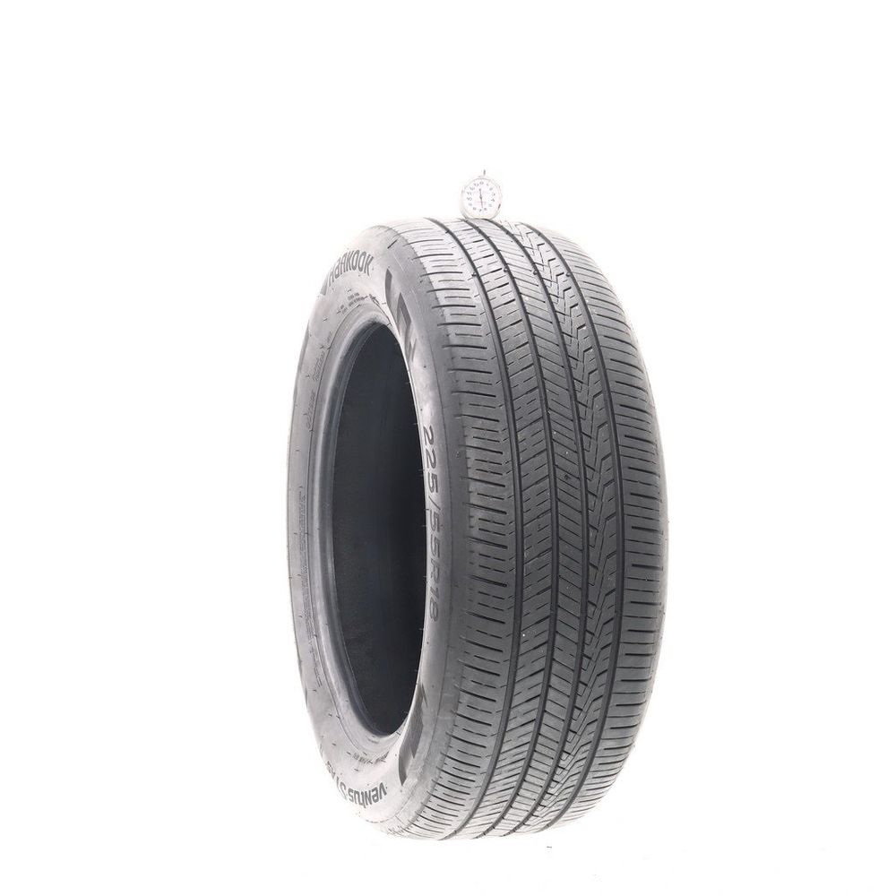 Set of (2) Used 225/55R18 Hankook Ventus S1 AS 102H - 6.5/32 - Image 1