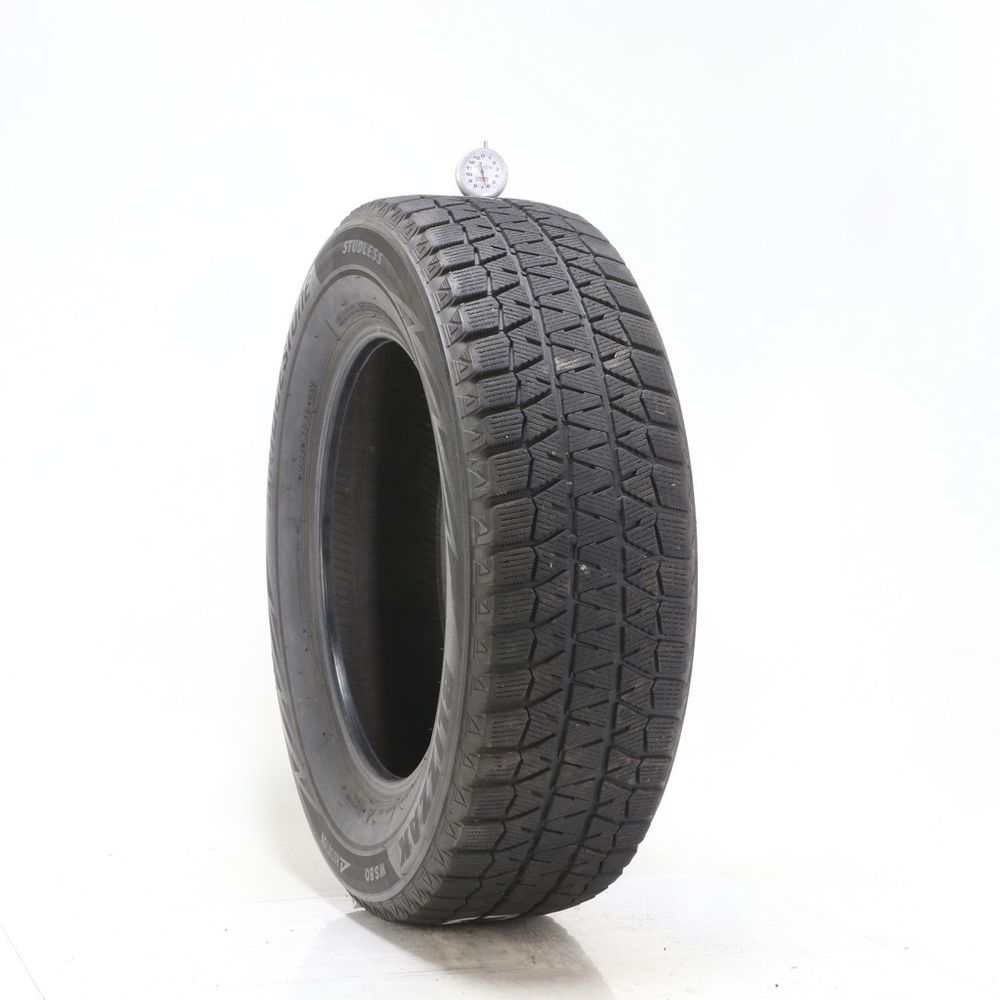 Set of (2) Used 225/65R17 Bridgestone Blizzak WS80 102H - 6.5-7/32 - Image 1