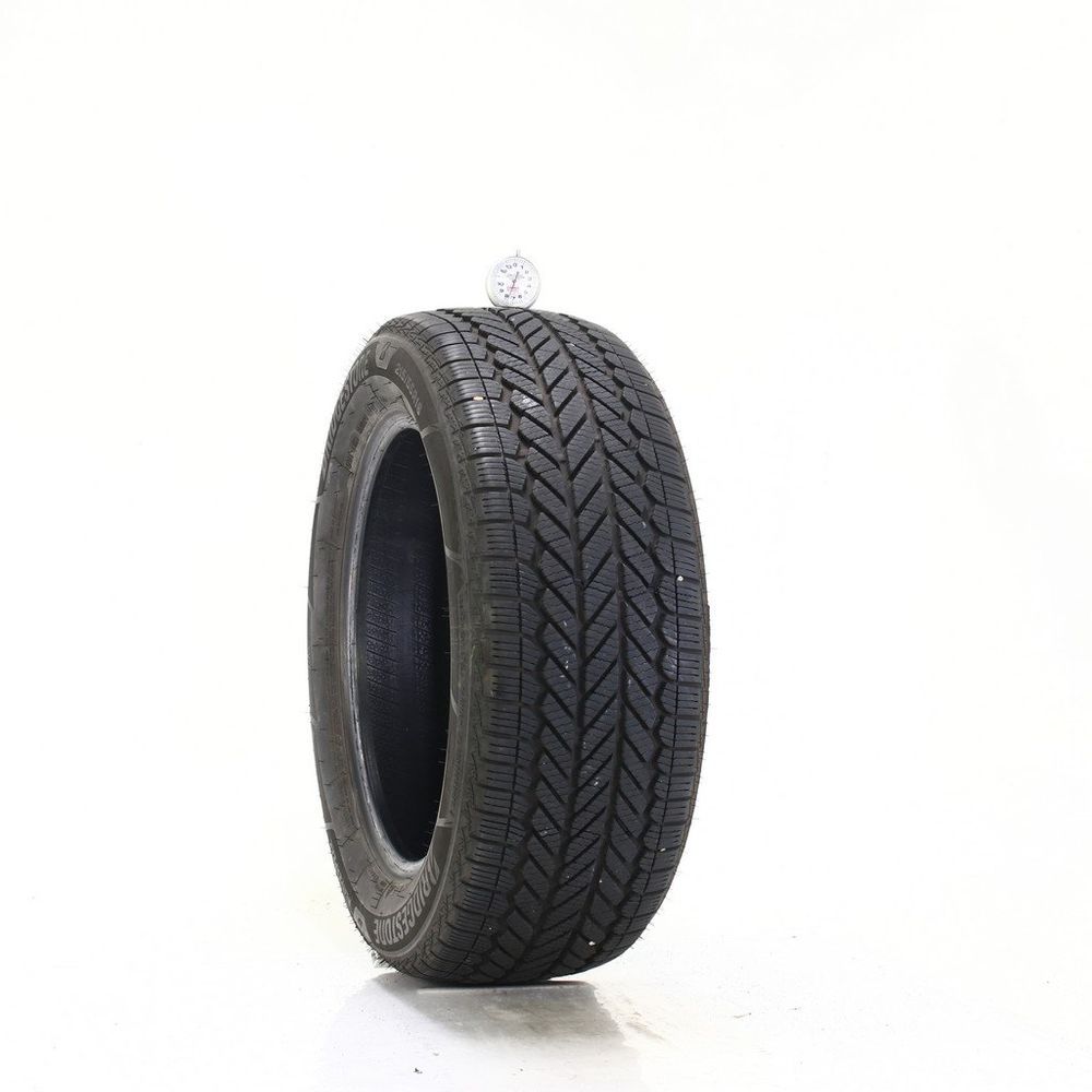 Set of (2) Used 215/55R16 Bridgestone WeatherPeak 93H - 7.5-8/32 - Image 1
