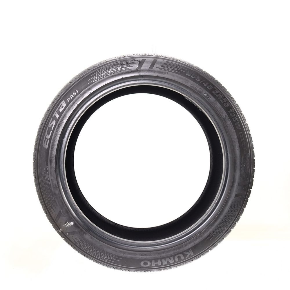 Set of (2) Used 255/45ZR20 Kumho Ecsta PA51 105W - 7.5-8/32 - Image 3