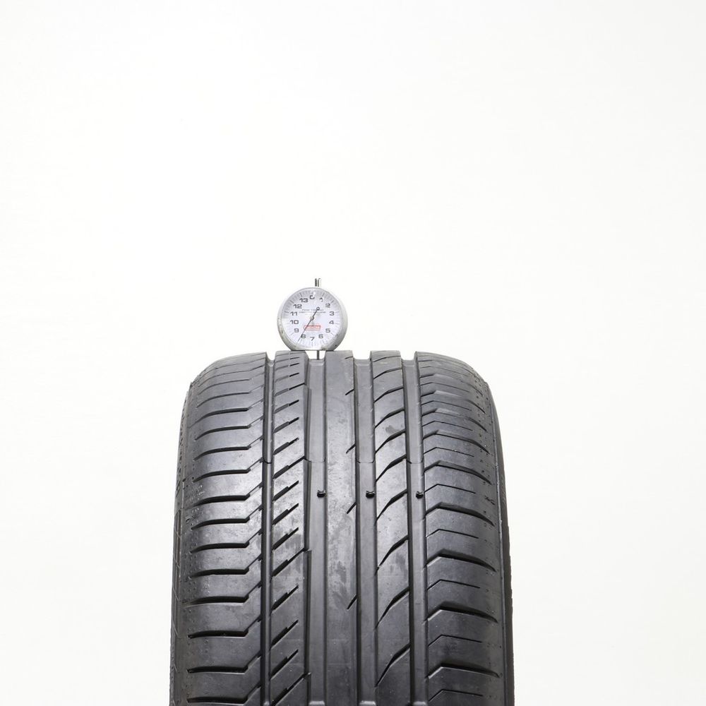 Set of (2) Used 225/40R19 Continental ContiSportContact 5 SSR MOE 93Y - 8/32 - Image 2