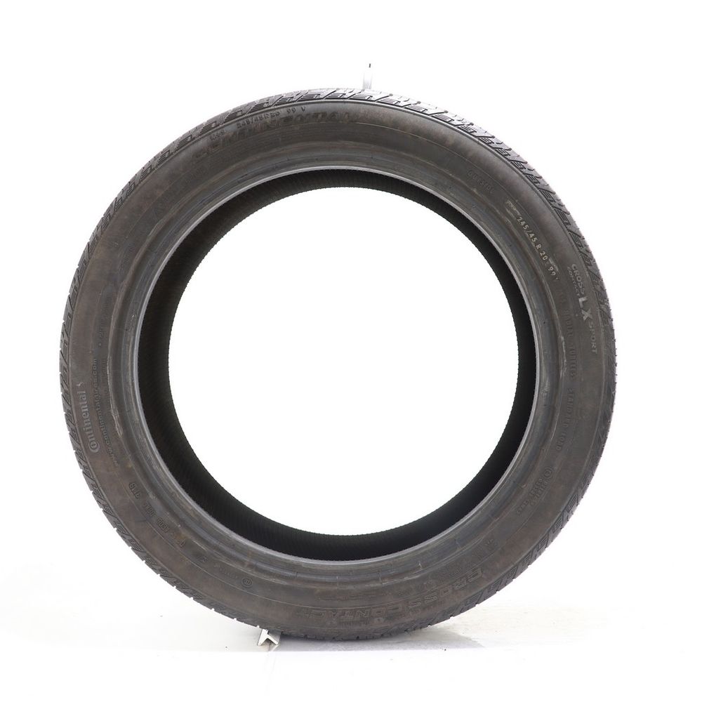 Set of (2) Used 245/45R20 Continental CrossContact LX Sport ContiSilent 99V - 5.5-7/32 - Image 3
