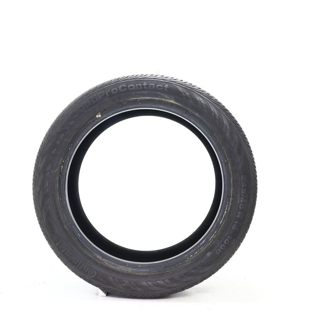 Used 245/45R18 Continental ContiProContact AO 100H - 6/32 - Image 3