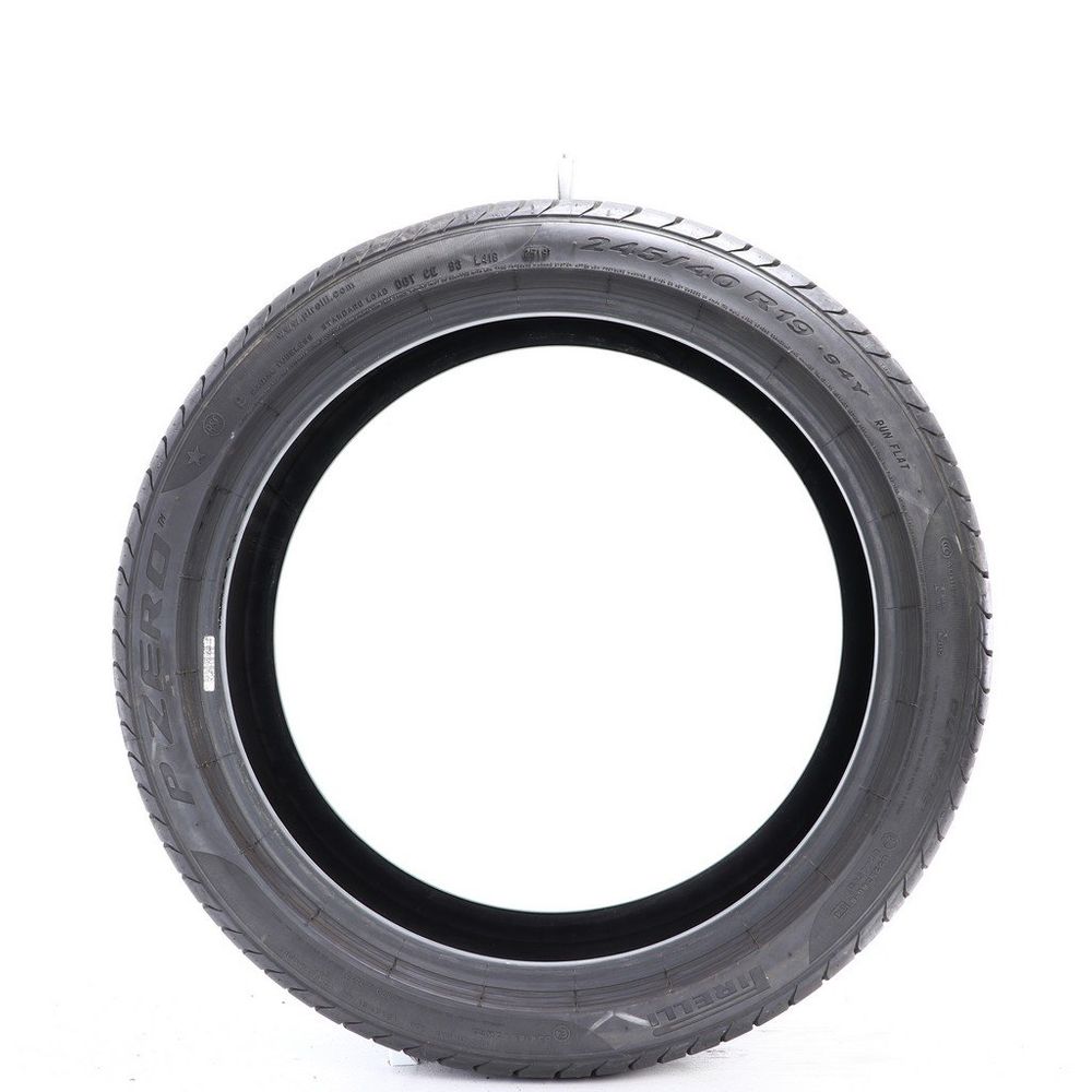 Set of (2) Used 245/40R19 Pirelli P Zero Run Flat 94Y - 8.5-9/32 - Image 6