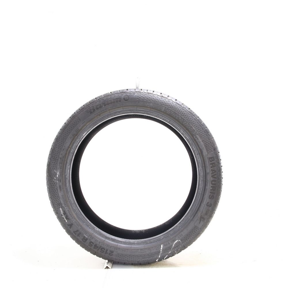 Set of (2) Used 215/45R17 Barum Bravuris 3 HM 91Y - 8-9.5/32 - Image 6