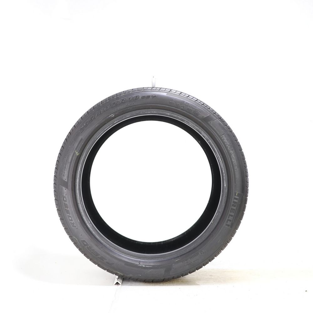 Set of (2) Used 255/40ZR18 Pirelli P Zero Rosso 95Y - 5.5-6.5/32 - Image 3