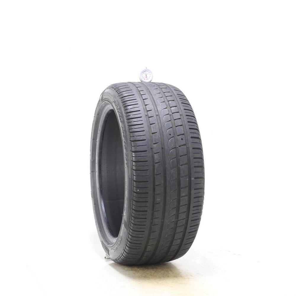 Set of (2) Used 255/40ZR18 Pirelli P Zero Rosso 95Y - 5.5-6.5/32 - Image 4