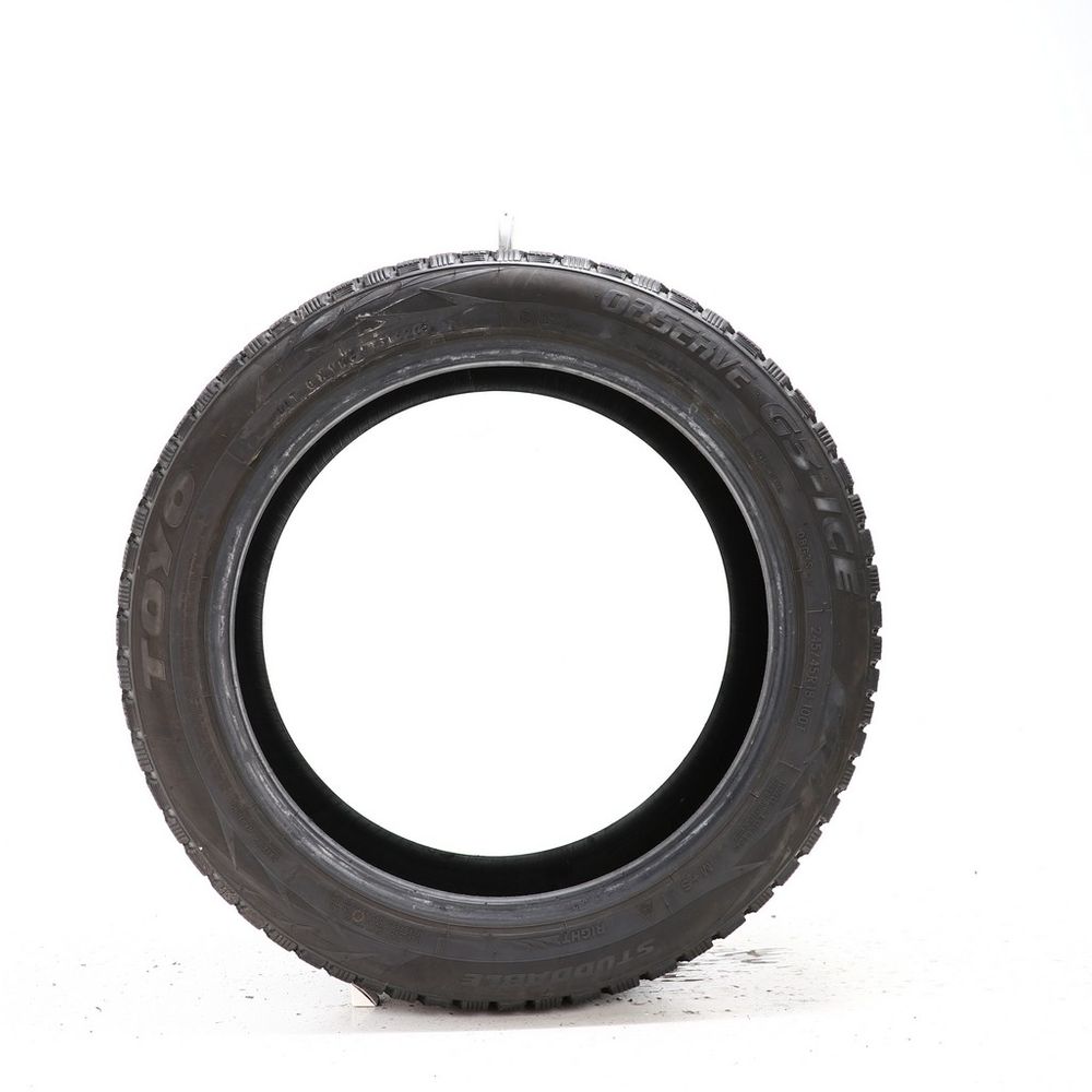 Used 245/45R18 Toyo Observe G3-Ice 100T - 9.5/32 - Image 3