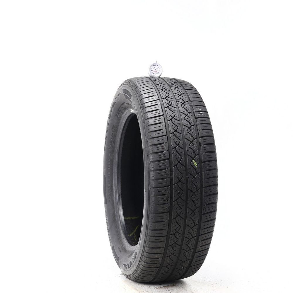 Set of (4) Used 225/60R18 Continental TrueContact Tour 100H - 5.5-7/32 - Image 1